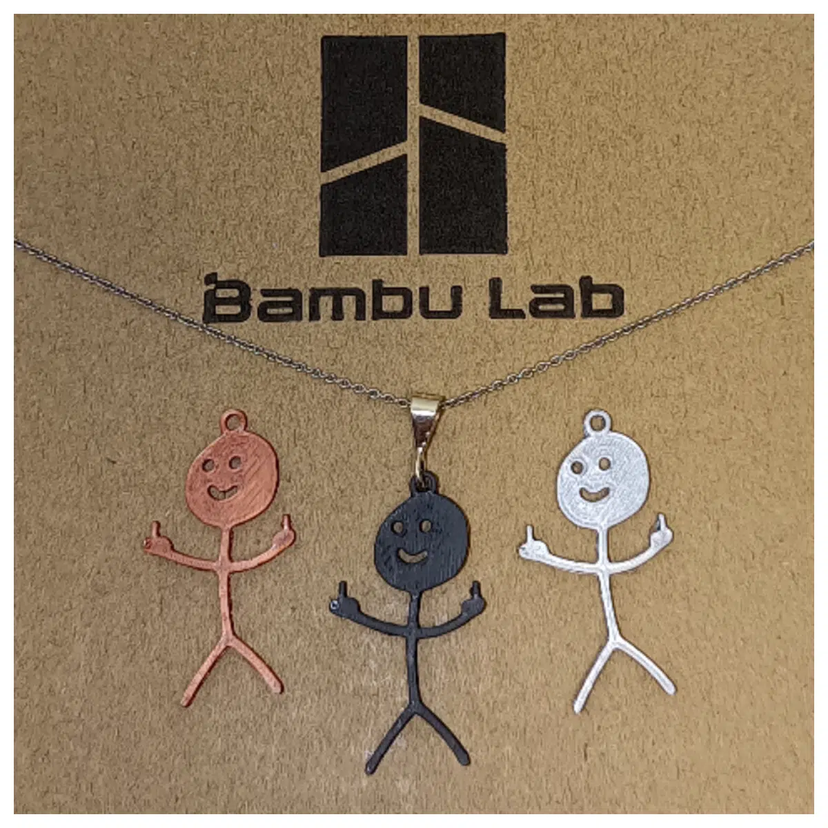 Zhongzhi Pendant Traditional Culture Charm Break Freedom Style Necklace Pendant Unisex Trendy Accessory