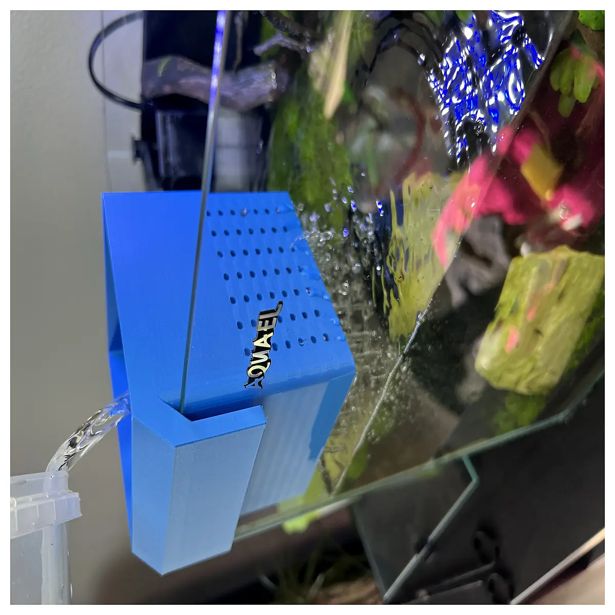 aquarium water changer siphon hose with gravel vacuum cleaner for fish tank maintenance and cleaning
