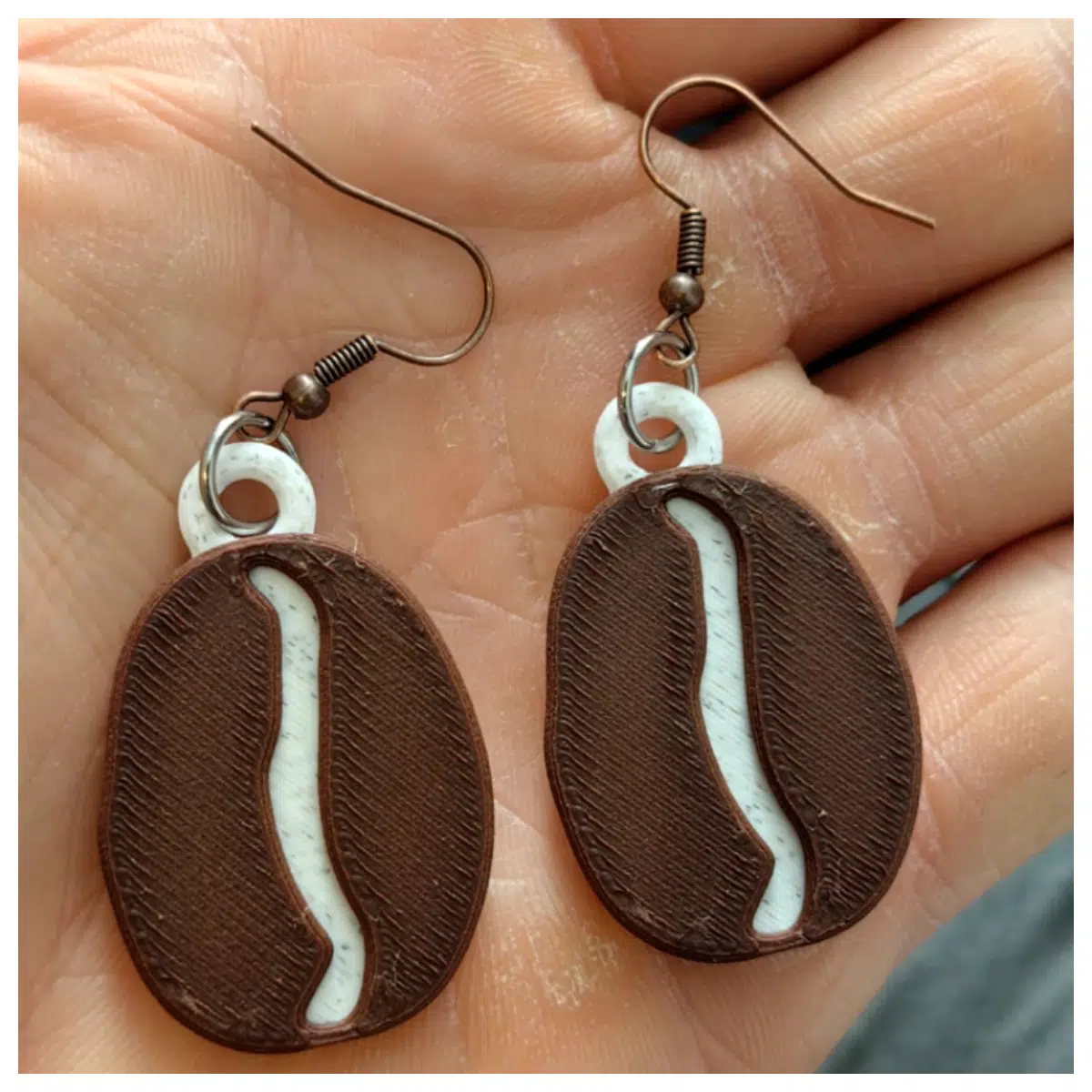 Coffee Bean Earrings Women s Coffee Bean Shaped Earrings Coffee Bean Decoration Creative Coffee Bean Dangle Earrings Gift Idea
