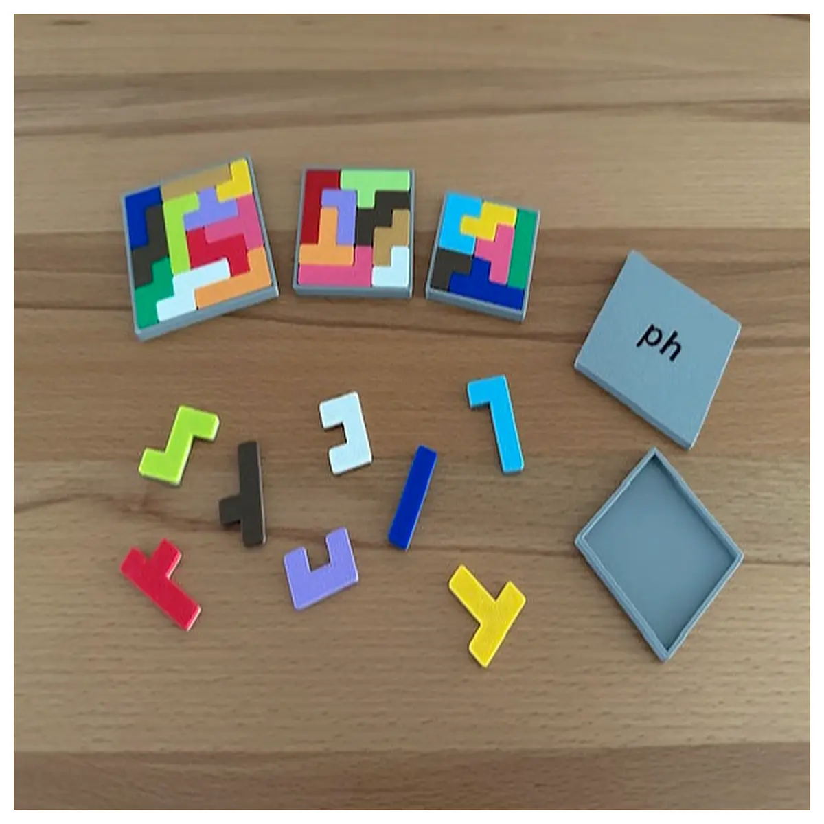 Puzzle 2D Brain Game Kids Toy Classic Blocks Puzzle Game Family Entertainment Leisure Play