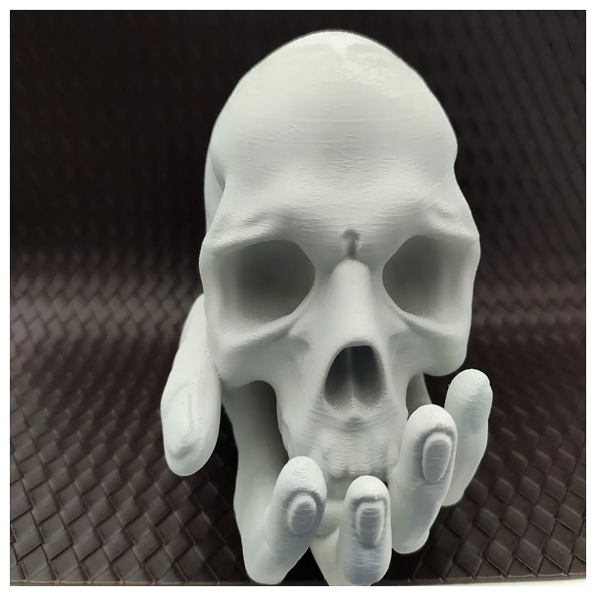 Hand Holding Skull Piggy Bank Savings Jar Kids Toy Fun Saving Box Children Educational Toys Building Blocks