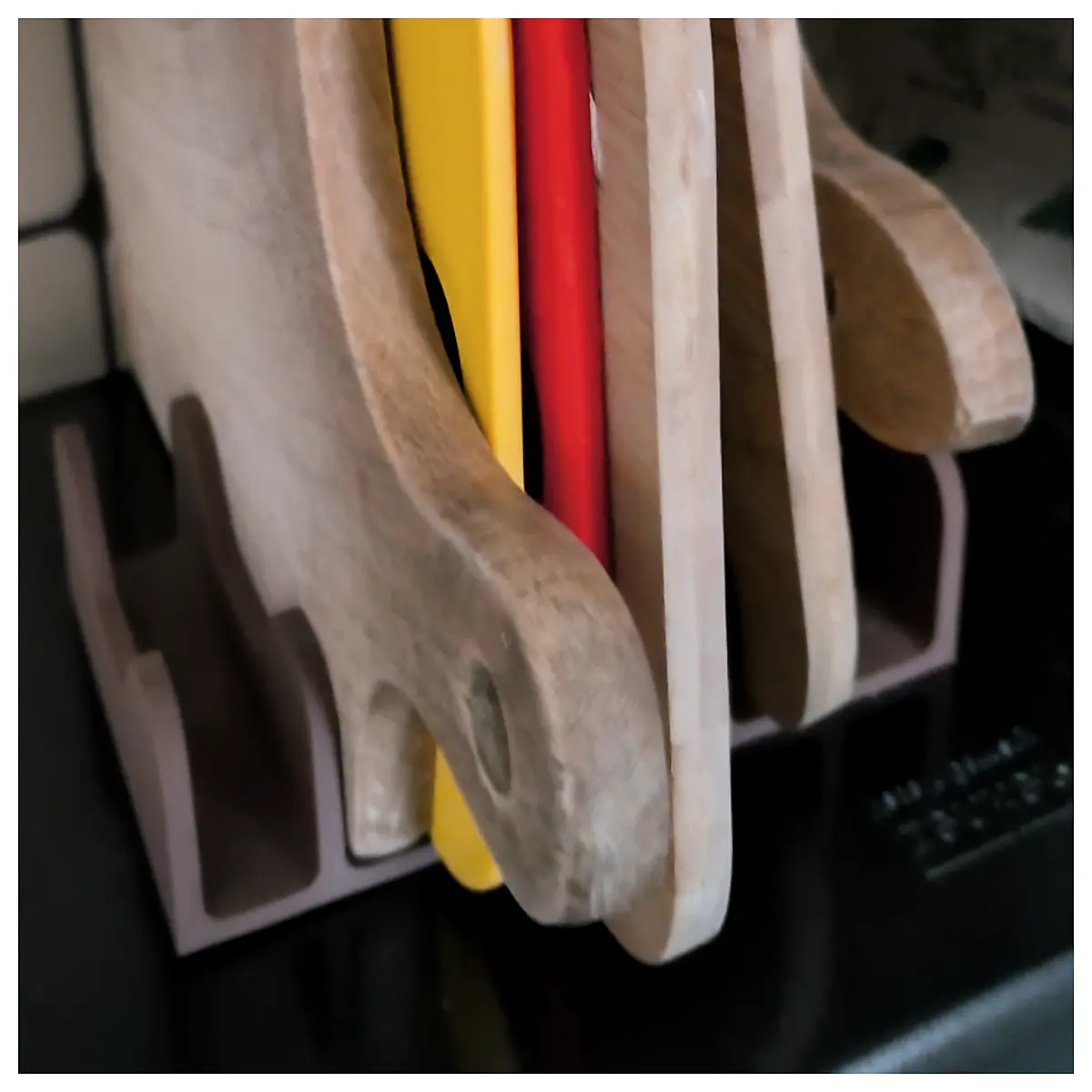 stainless steel cutting board holder for kitchen counter sink organizer non slip sharpener rack storage