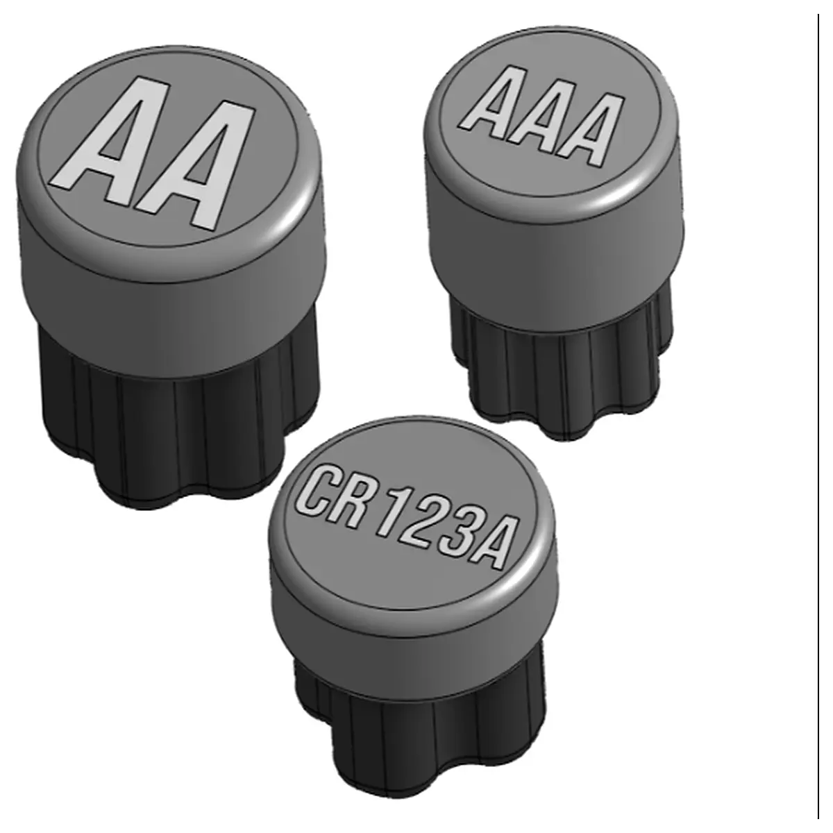 Compact Battery Organizer Box Battery Case Storage for 18650 Button Cell AAAA CR123A Batteries Rapid Organization
