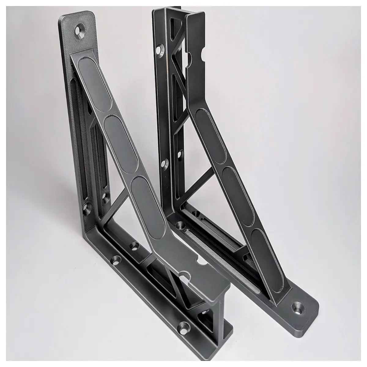 Lightweight Industrial Shelving Brackets Wall Mounted Storage Modern Minimalist Kitchen Bedroom Organizer Durable Support