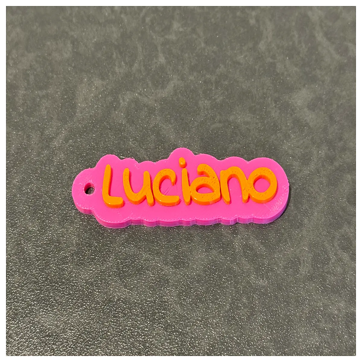 Luciano Keychain Keyring Accessories Car Key Holder Memorial Gift Key Ring Practical Keychain