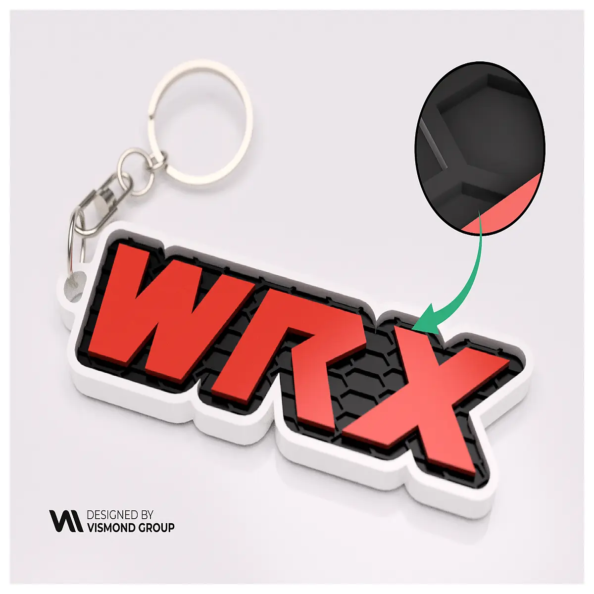 WRX Keychains Car Accessories Keyring WRX Enthusiast Gift Auto Parts Decoration
