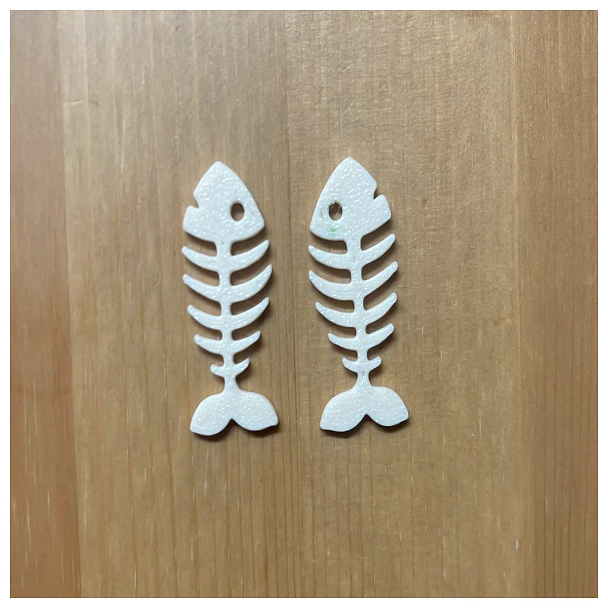silver bone earrings for women punk gothic edgy fashion jewelry