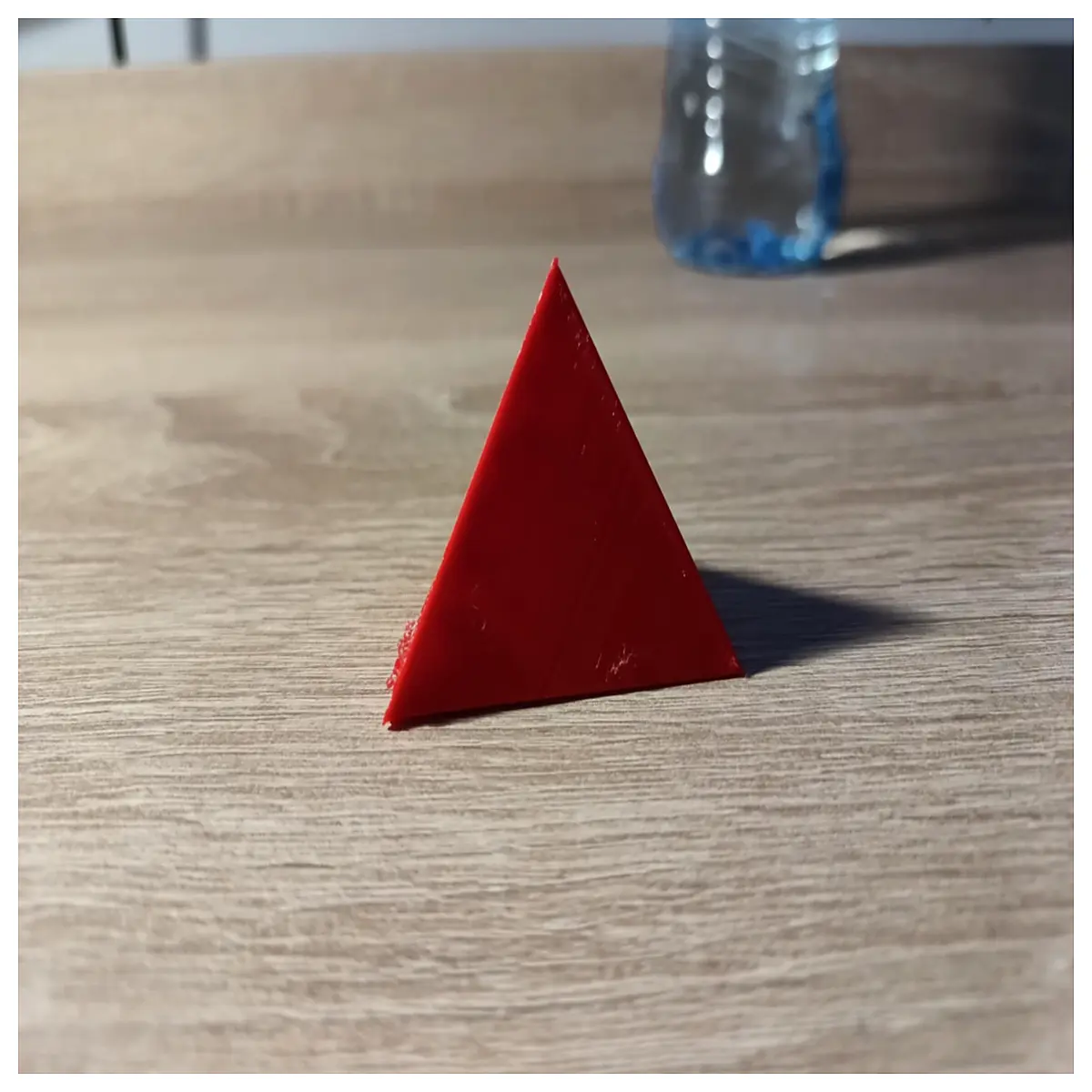 printed tetrahedron geometry math teaching aid science museum prop decorative sculpture educational toy for kids