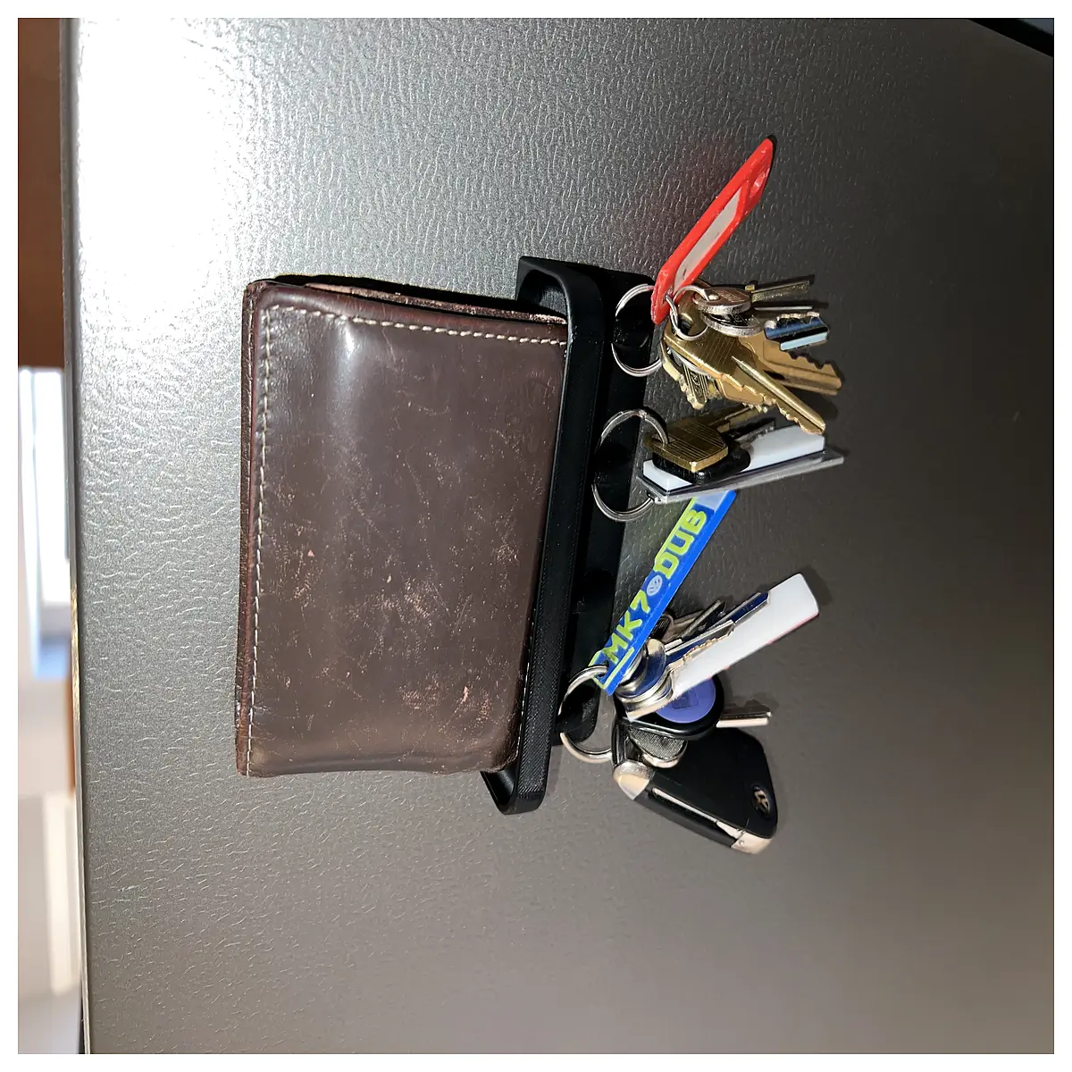 Wallet Key Organizer Box Multi Slot Storage Card Holder Keychain Organizer Car Office Travel Accessory Key Box Parts