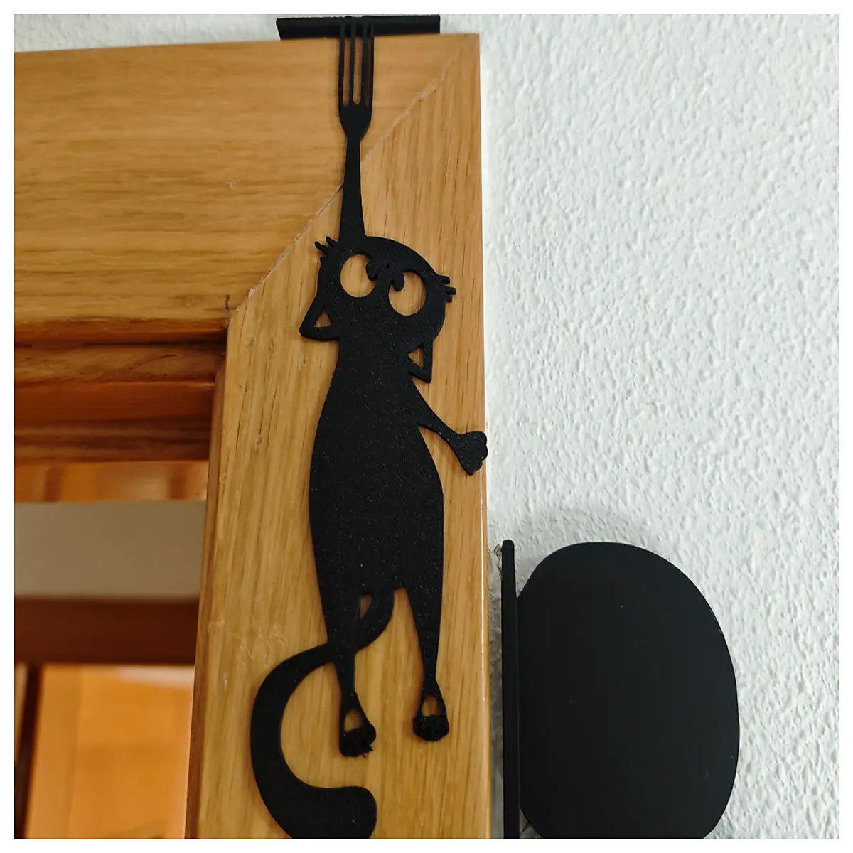 cute hanging cat wall art decor for bedroom nursery door ornaments animal lover gifts