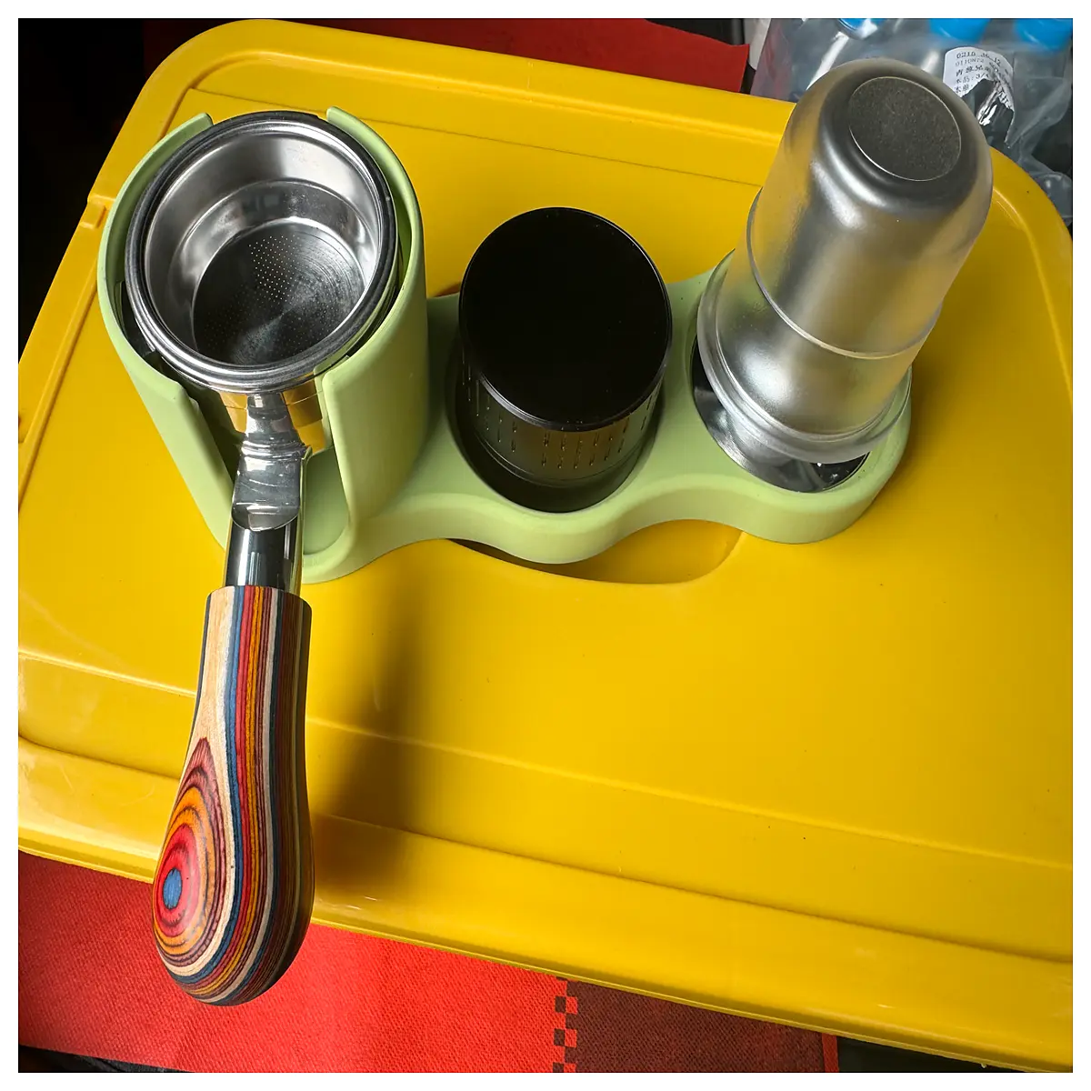 58mm Espresso Machine Parts Cloth Powder Port Powder Hammer Dispenser Coffee Grinder Accessories