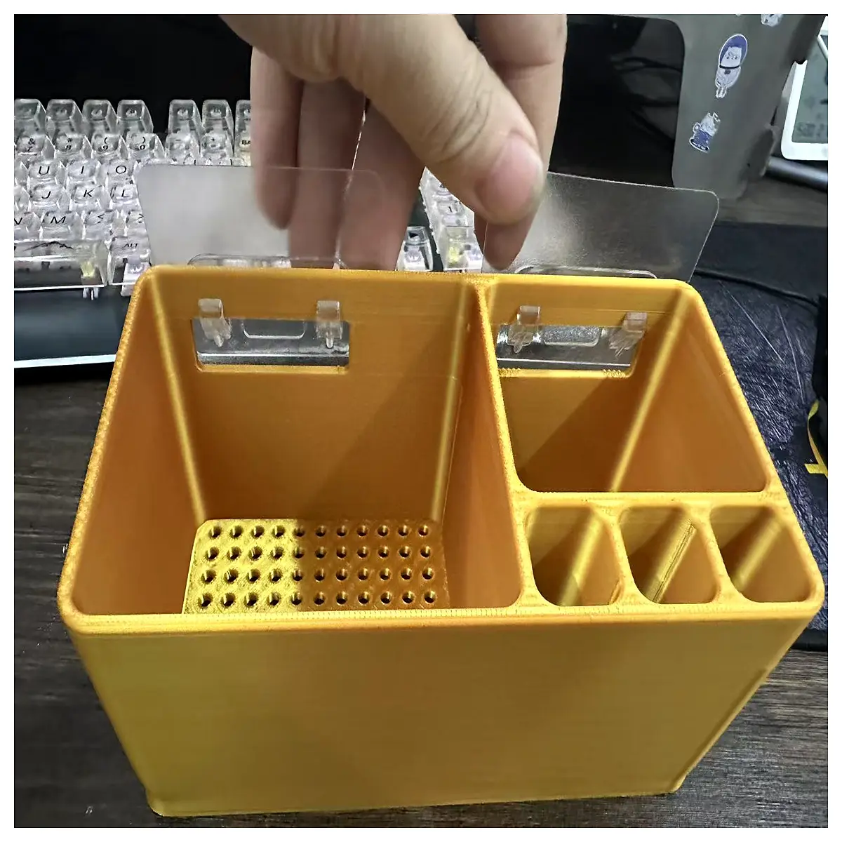 Storage Organizer Pen Holder Toothbrush Holder Plant Shelf Desktop Multi Purpose Storage Box Home Office Supplies