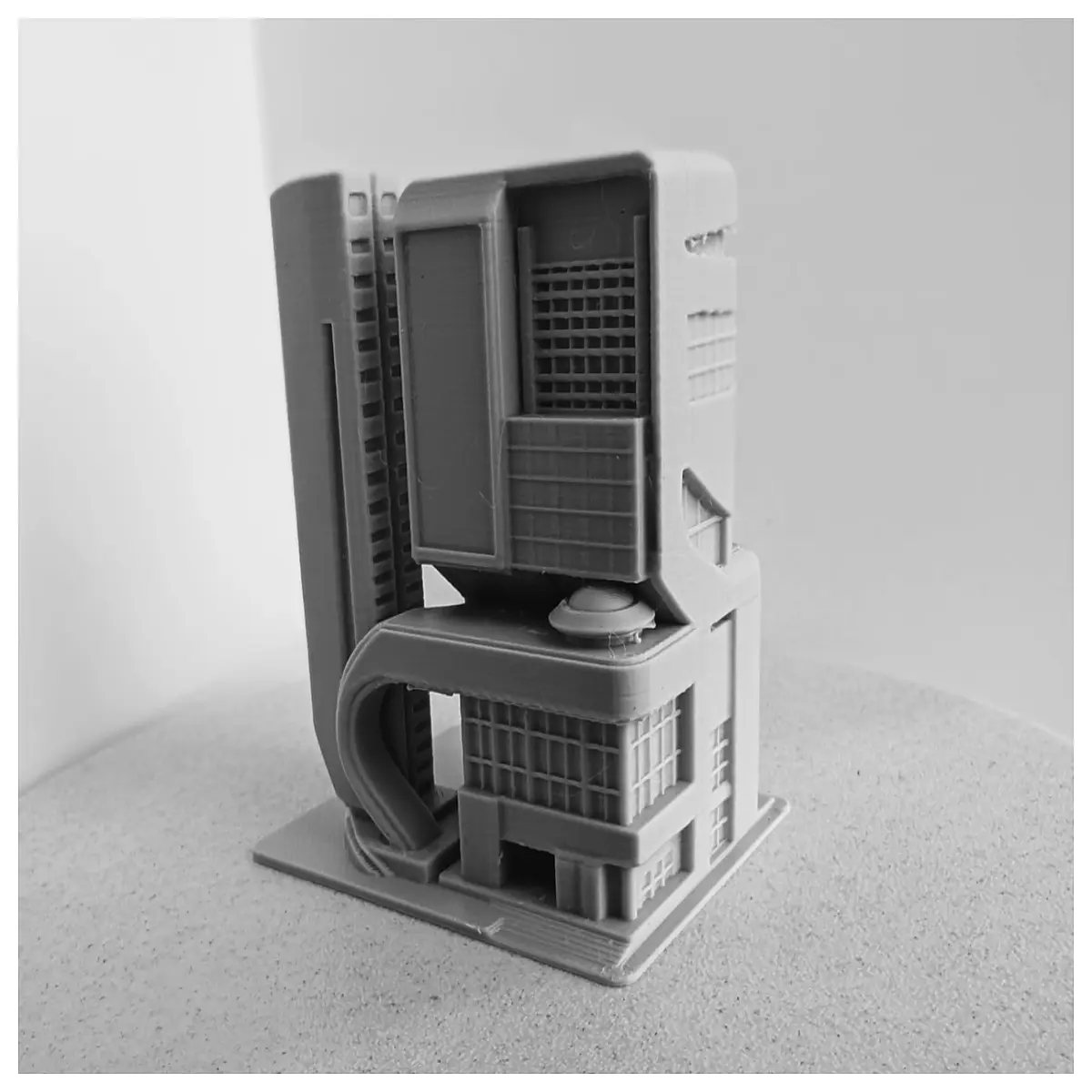 Modern High Rise Building Model Miniature Tower Desk Decoration Office Gift Building Model Collection