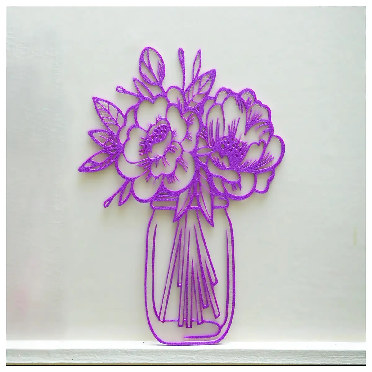 Flower Vase Wall Decor Ceramic Vase Home Wall Ornament Indoor Decoration Creative Vase Arrangement Wall Decor