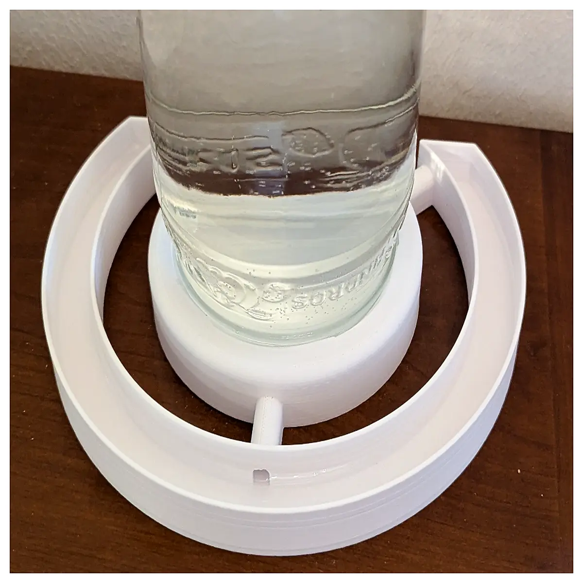 Chick Waterer Automatic Feeder Compatible with Jam Jars Farm Chicken Water System Poultry Drinker Parts