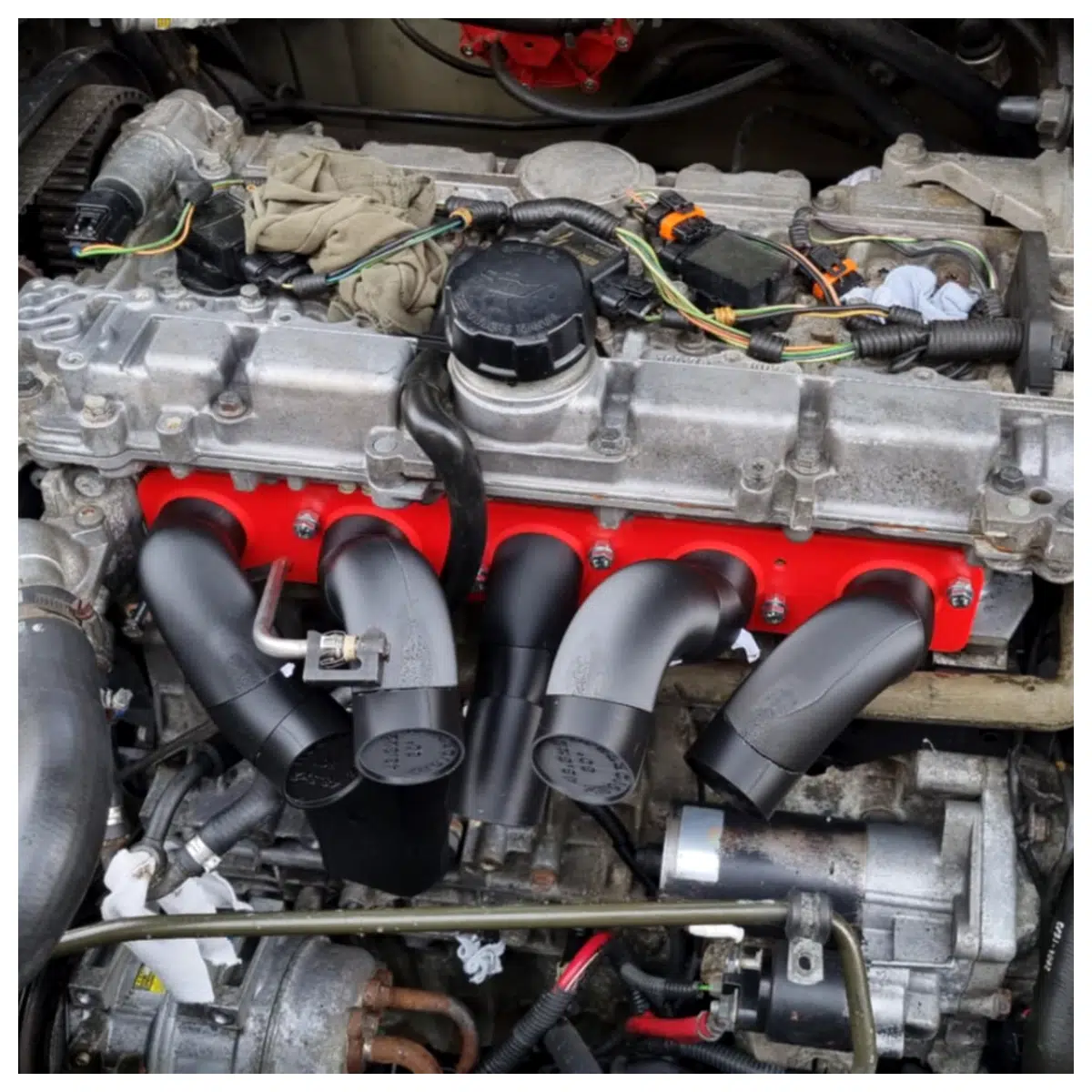 B5234T3 Flange Intake Valve Zecior Prototype Intake System Parts Airflow Components Air Duct