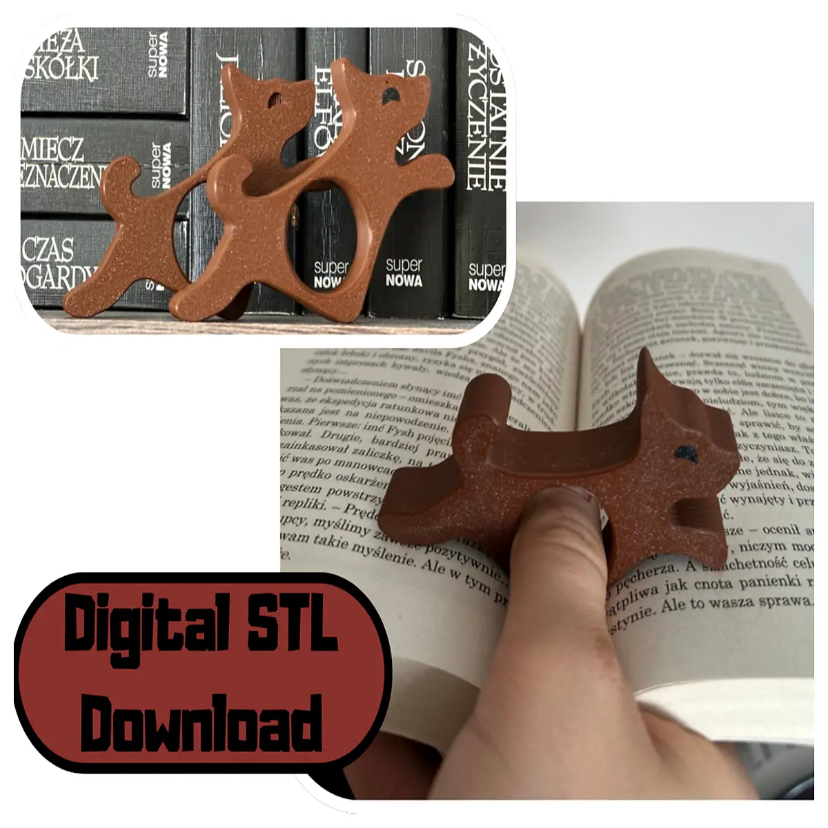 Dog Page Holder Cute Reading Companion Book Page Protector Reader Gift Book Fixing Clip Student Stationery Accessory