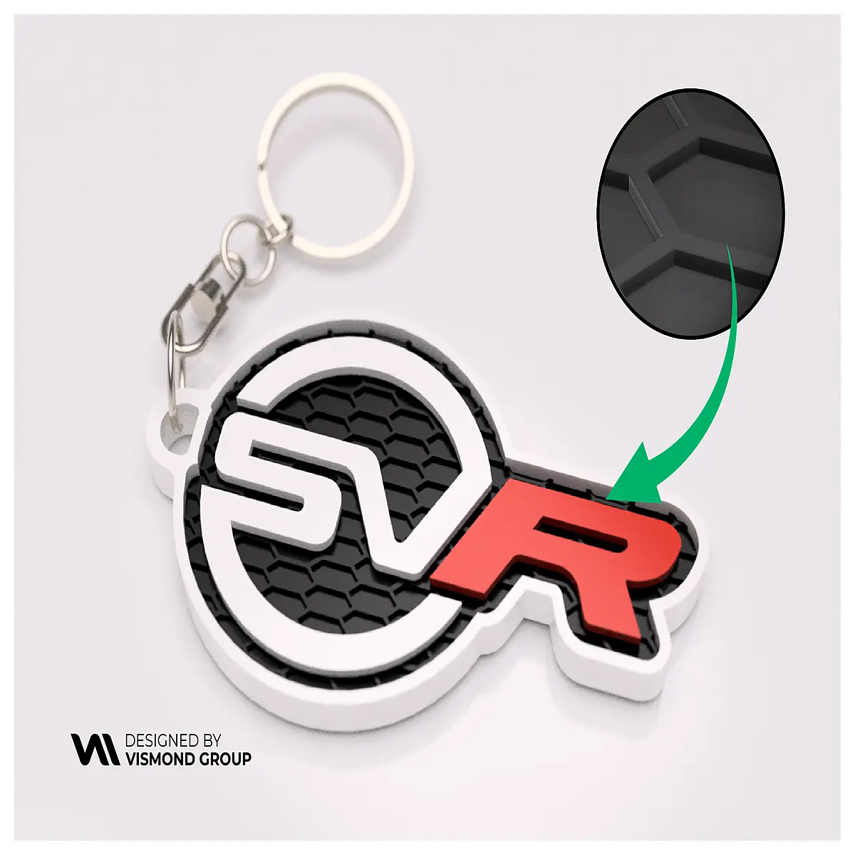F Type SVR Keychain Car Accessory Keyring Parts Collectible F Type Keychain Performance Car Keyring