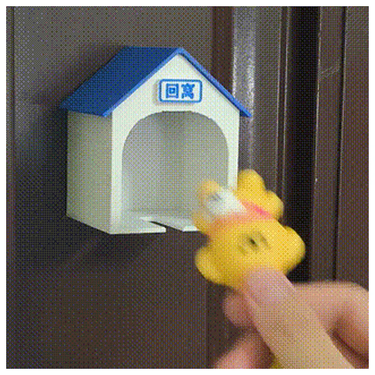 wall mounted key holder with hooks entryway organizer for keys mail and sunglasses decorative house shaped storage box for front door