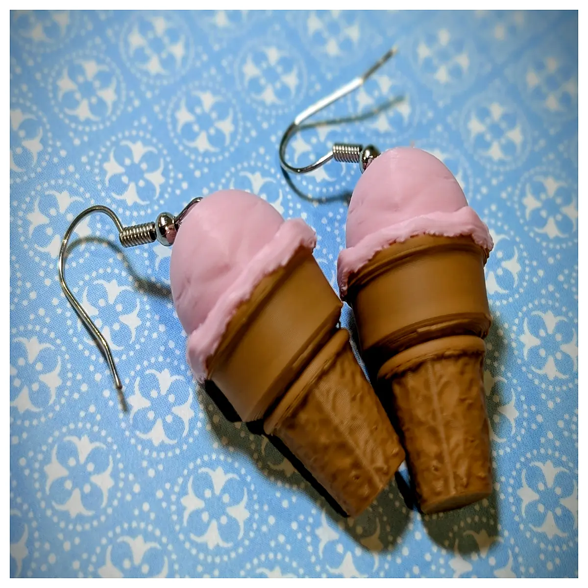 Candy Cone Ice Cream Earrings Women s Cute Cartoon Earrings Ice Cream Shape Girl Gift Candy Stud Earrings