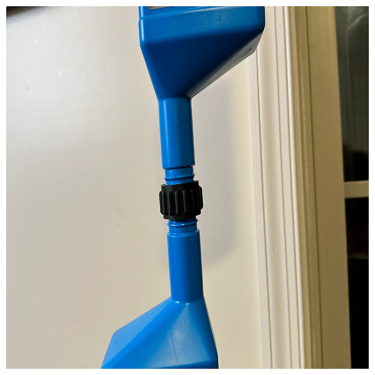 oil dispenser bottle with built in funnel anti drip cooking oil pourer for kitchen pantry storage