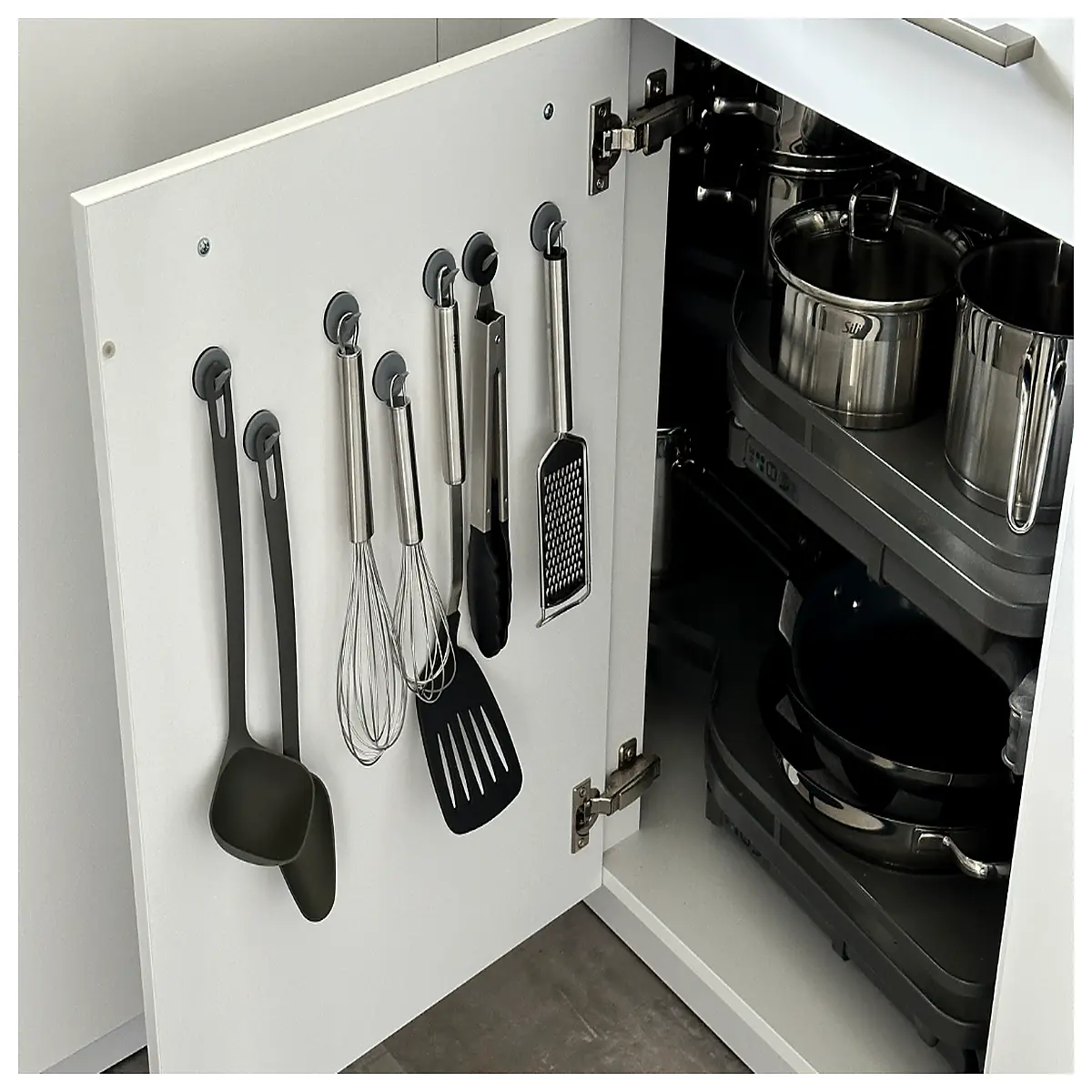 duty adhesive hooks for kitchen cabinets no drill wall organizers sticky tape hangers for pots pans utensils space saving storage solutions