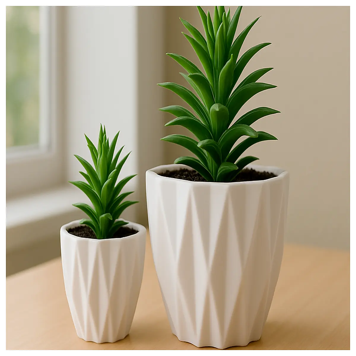 ceramic plant pots with drainage holes indoor outdoor succulent cactus flower garden decorative resin planter
