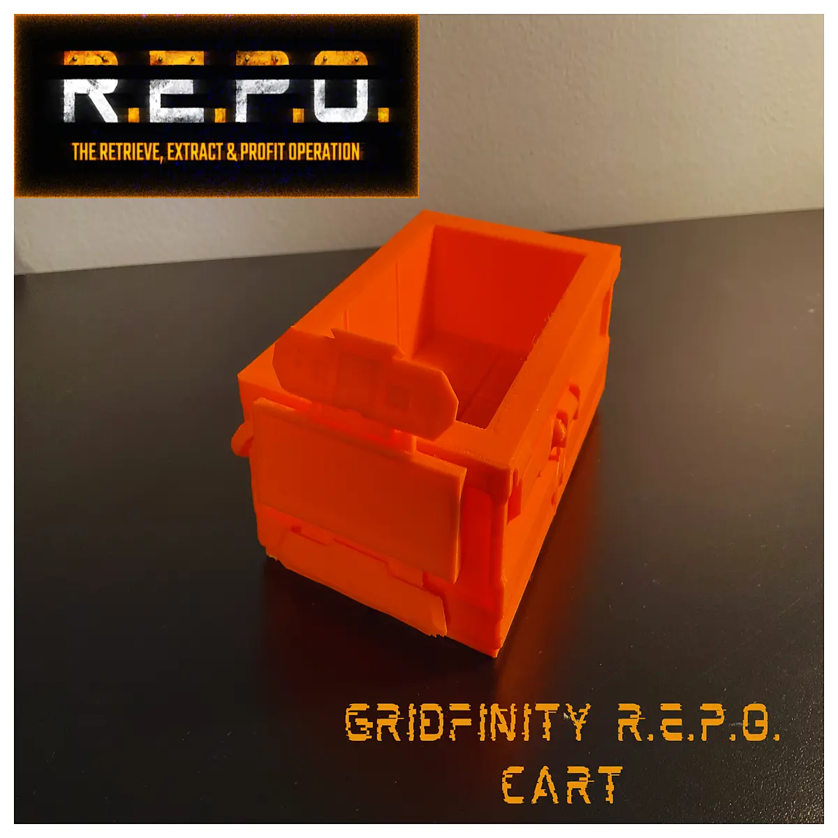 Gridfinity Repo Hand Truck Mobile Storage Cart Warehouse Transport Organization Tool Parts Accessories Supply Solutions