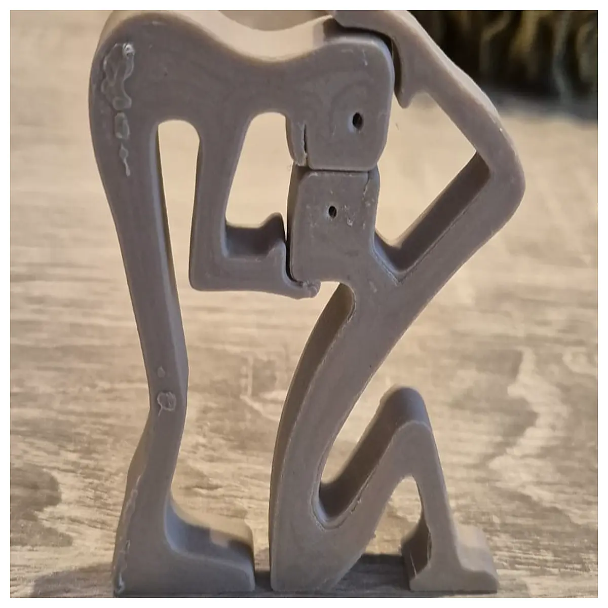 Couple Sculptures Romantic Gifts Wedding Anniversary Decor Love Memorial Sculpture Parts Figurines for Couples