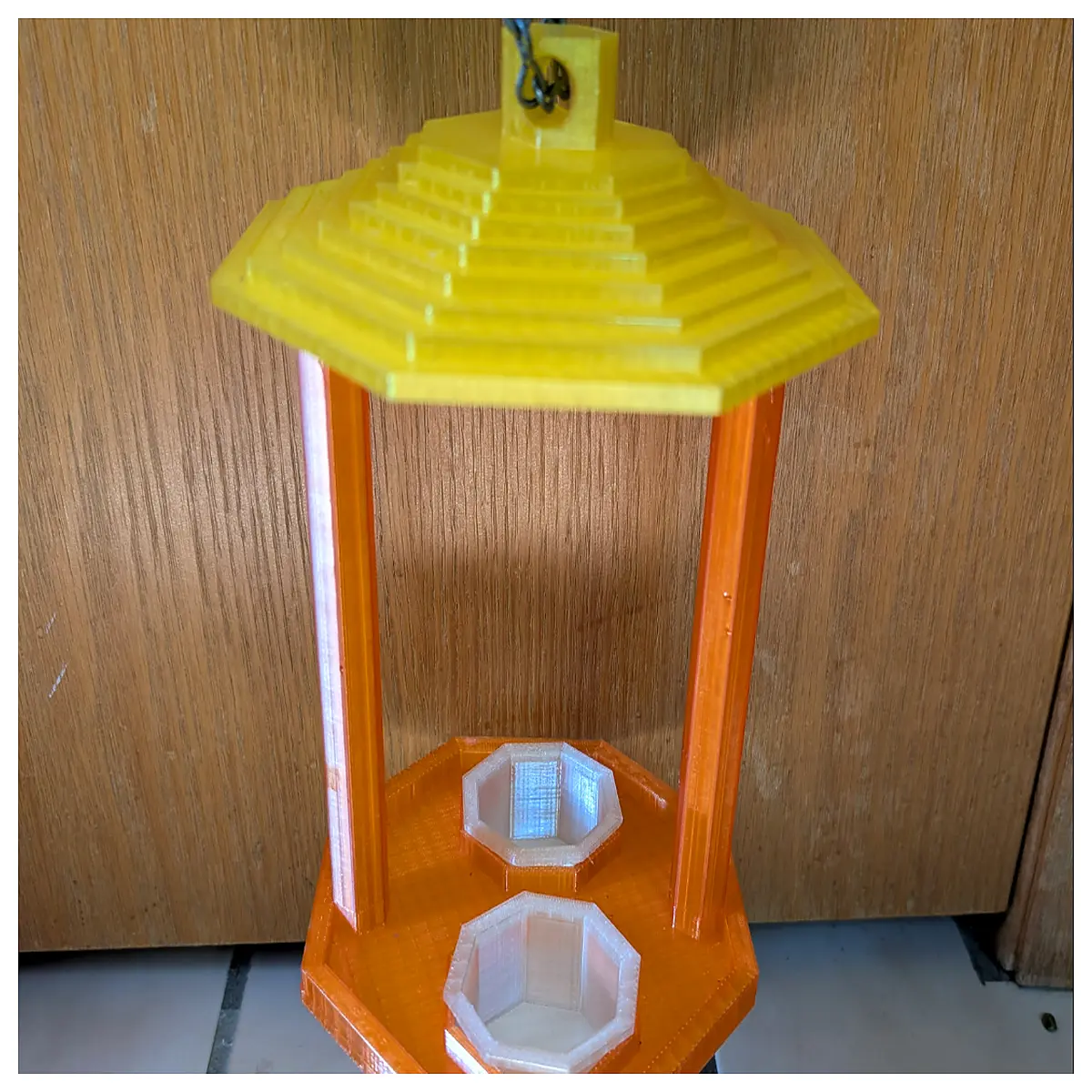 Starling Feeder Bird Food Holder Bird Cage Accessories Bird Feeding Supplies Automatic Bird Feeder Bird Seed Box