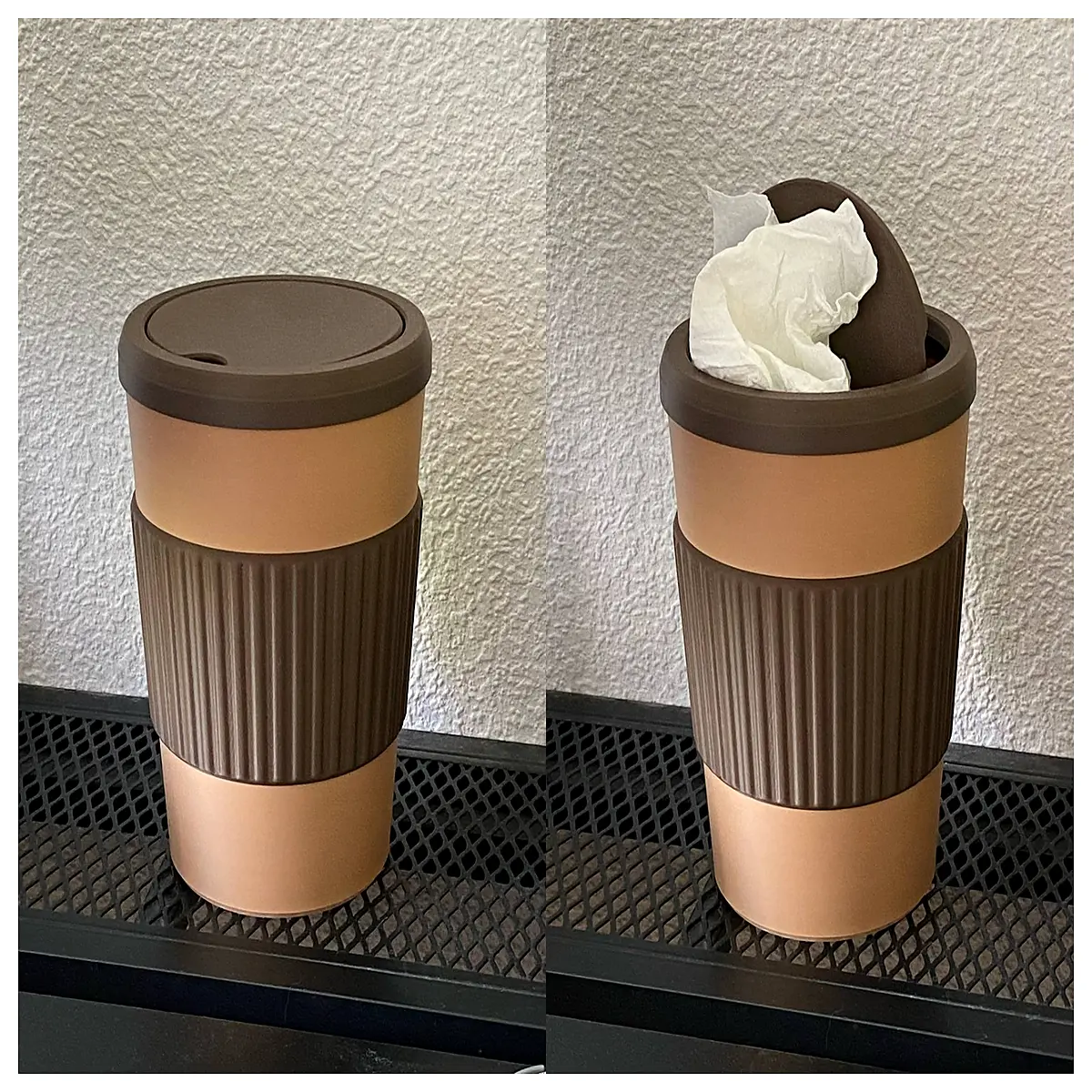 Coffee Ground Waste Bin Coffee Ground Trash Can Coffee Ground Collection Container Kitchen Waste Receptacle Coffee Drip Recycling