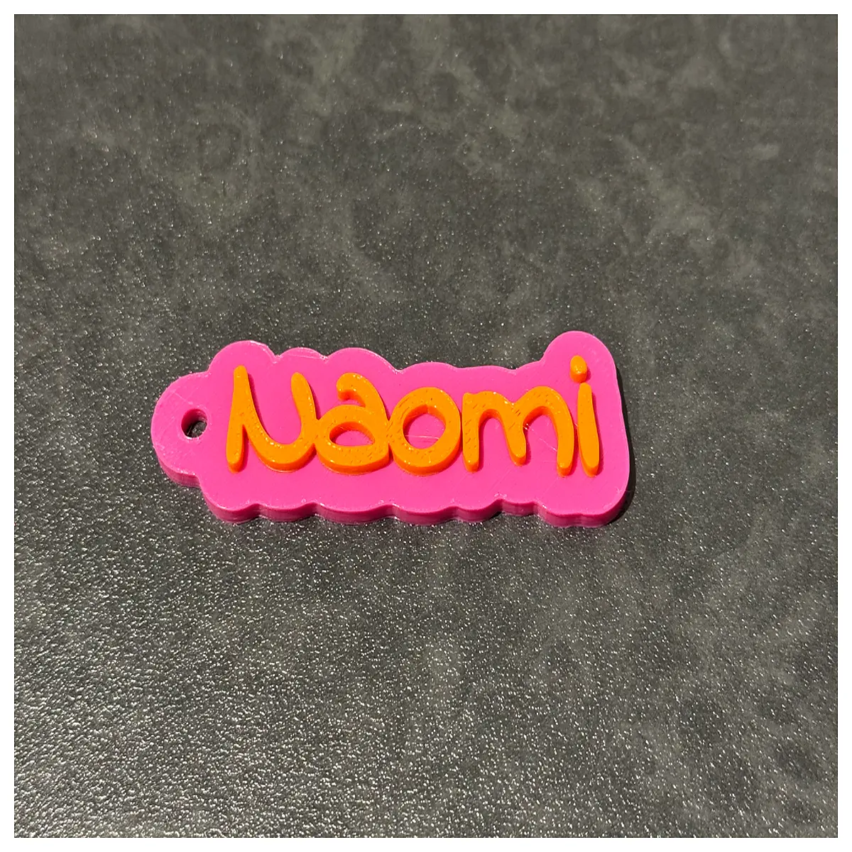 Naomi Keychain Car Bike Backpack Accessory Keyring Decoration Stylish Minimalist Key Chain Parts