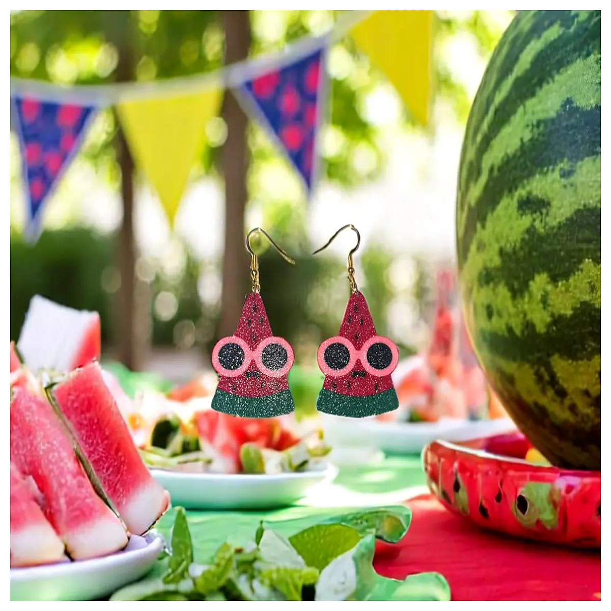 Fashion Watermelon Earrings Women s Fruit Earring Sweet Cute Girl Gift Trendy Accessories