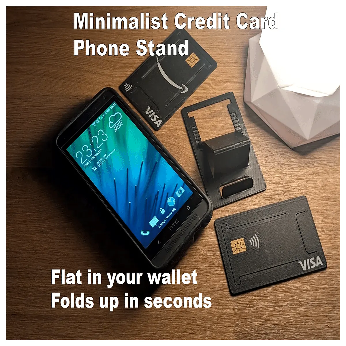 minimalist phone holder slim adjustable for