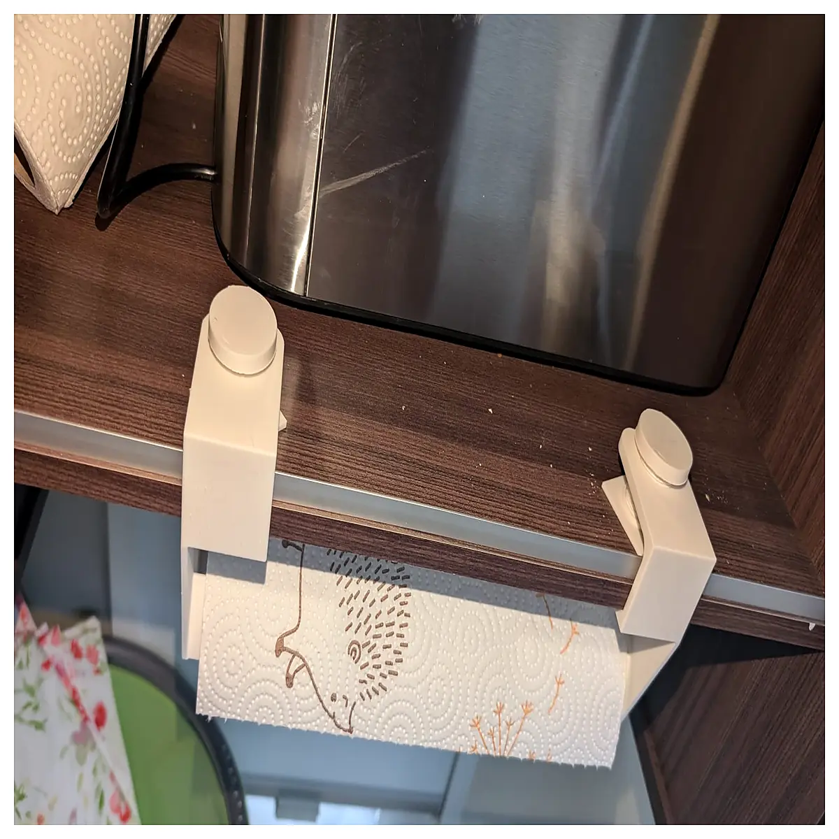 rv kitchen paper holder mount for camper van travel trailer mobile home organization storage