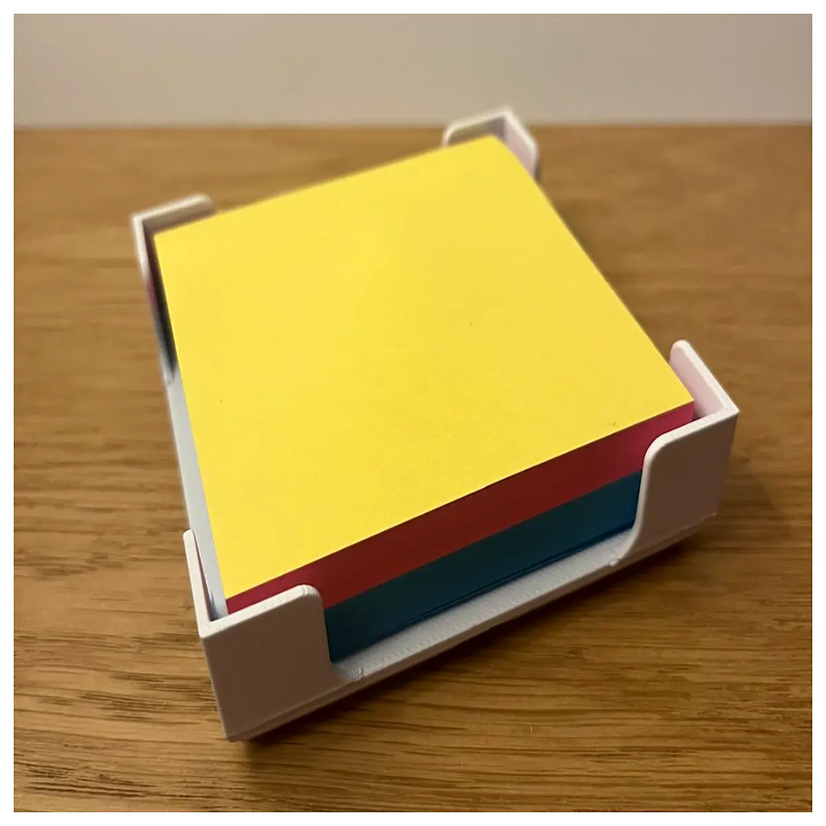 Gridfinity Note Holder Organizer Desk Wall Mount Paper File System Office Storage Accessories Minimalist Design