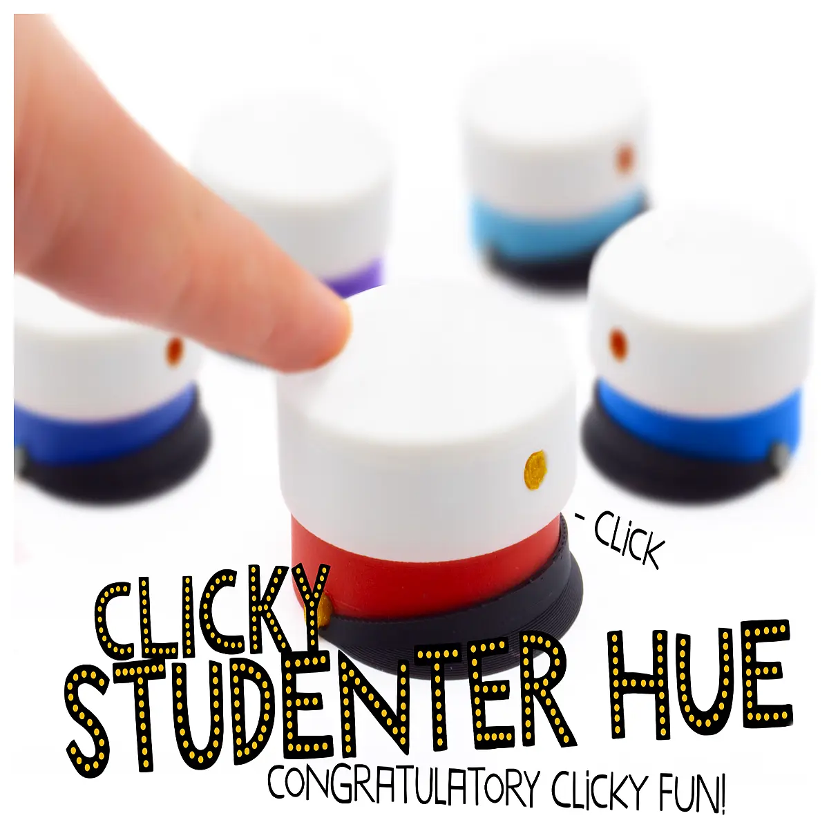stress relief fidget toy graduation cap clicker anti anxiety desk gadget for students