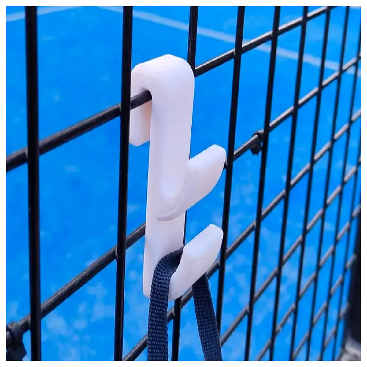 Racket Holder Stand Sturdy Wall Mounted Tennis Racket Rack Sports Ball Fixture Indoor Outdoor Use