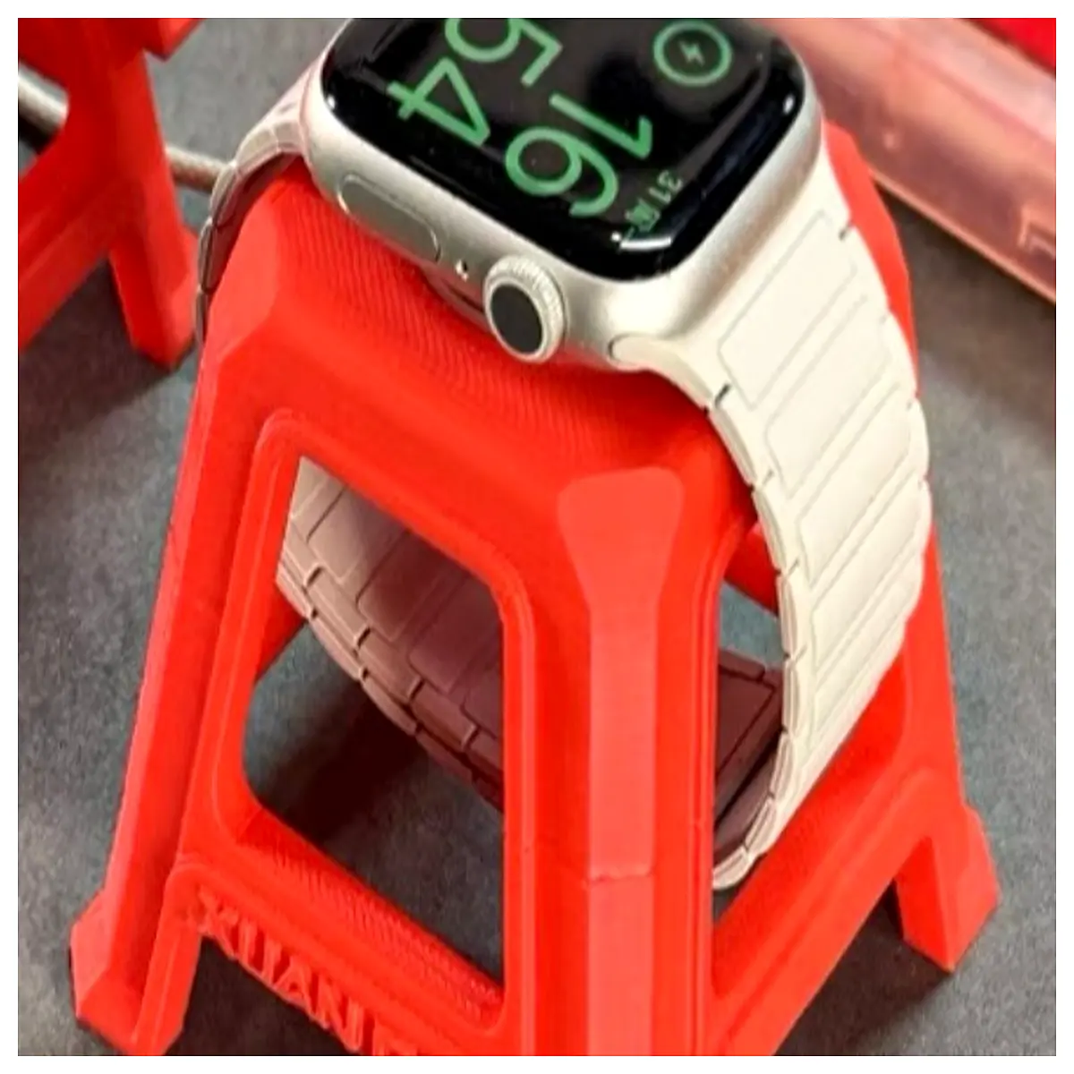 desk watch charger dock for s8 ultra series 9 8 7 6 se wireless charging base station organizer