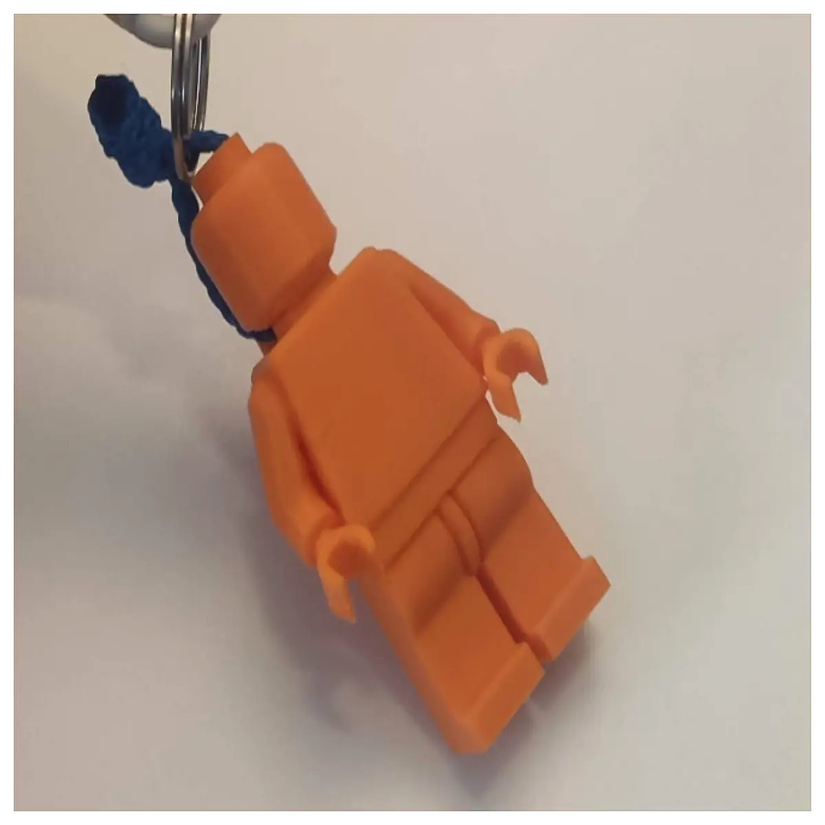 Building Man Keychain Figure Model Toy Anime Collectible Desk Decoration Fun Gift Character Model Accessory