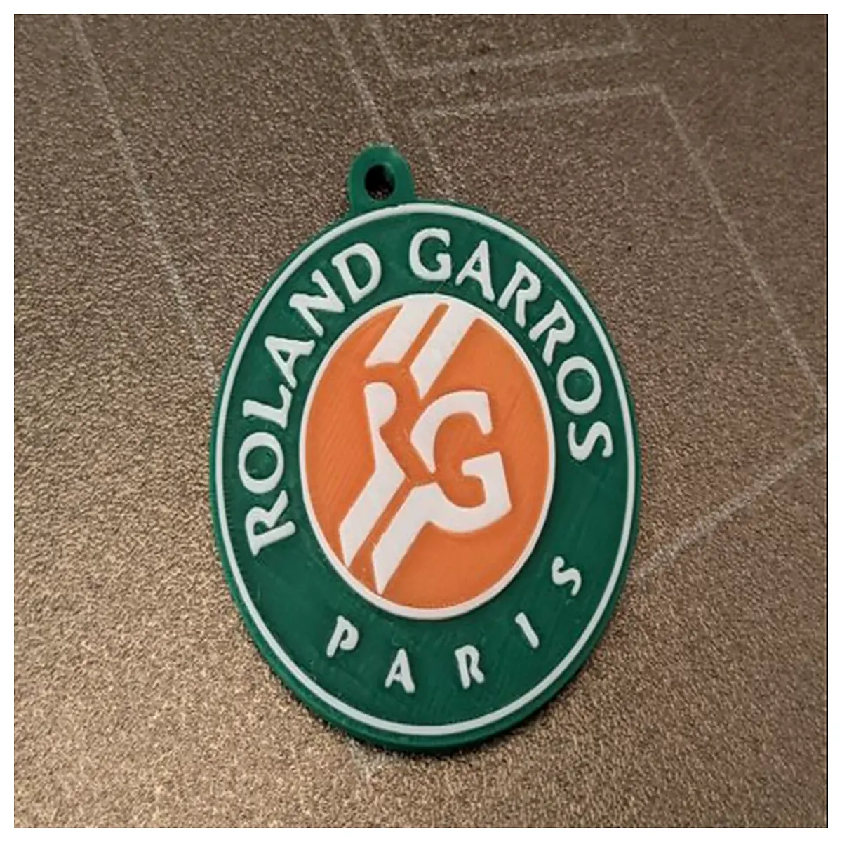 roland garros keychain paris tennis souvenir gift roland garros 2024 key ring bag charm sports merchandise