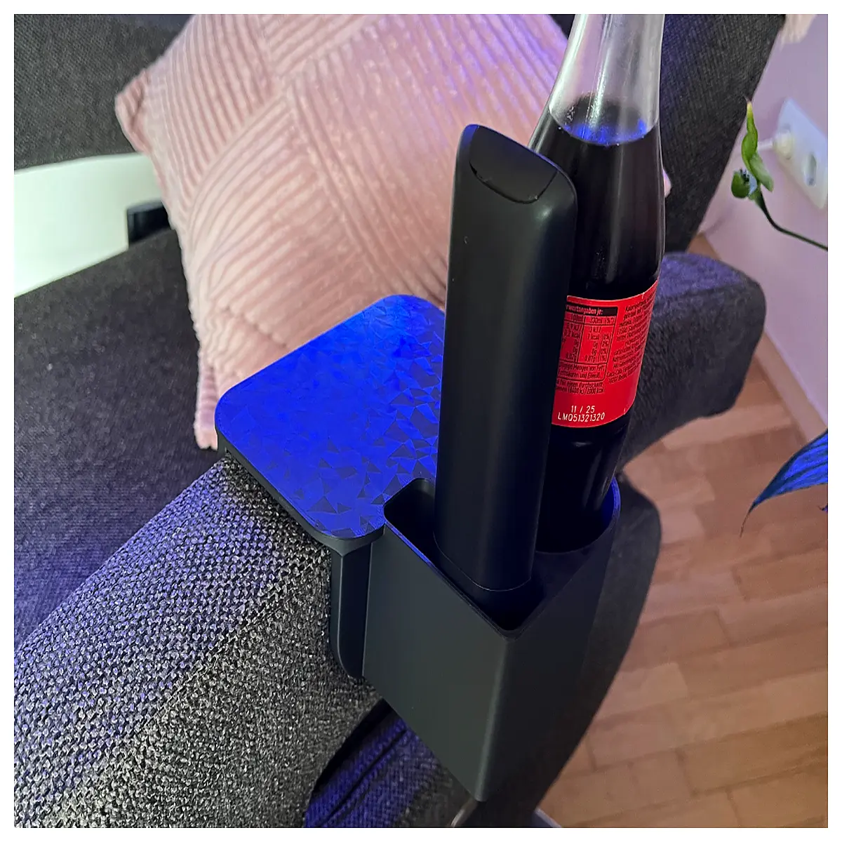 sofa armrest cup holder insert recliner side pocket organizer chair arm tray with drink holder universal arm rest caddy for living room furniture