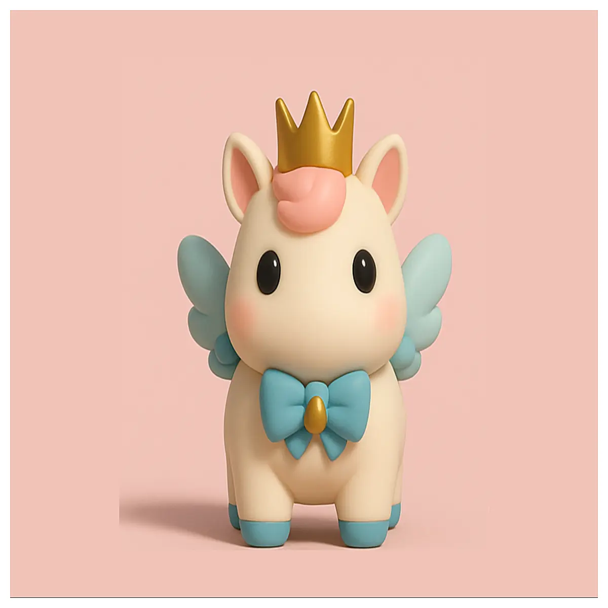Sunshine Rainbow White Horse Toy Children s Birthday Gift Puzzle Model Buntie Parts