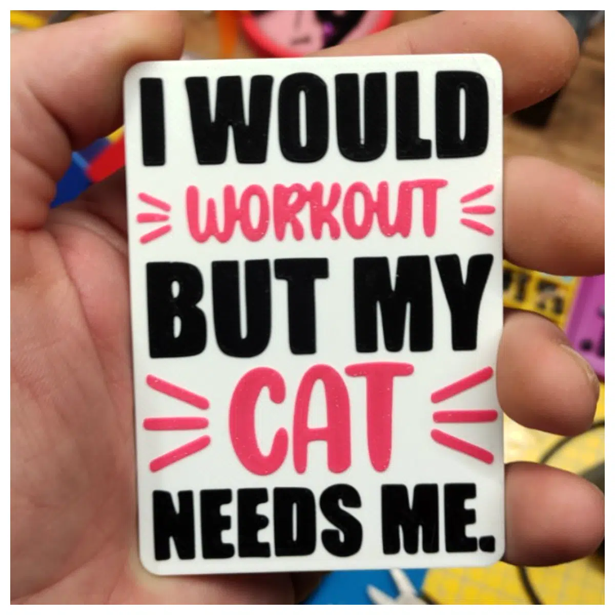 cute cat interrupting workout funny pet distraction for home gym adorable kitten stopping exercise routine