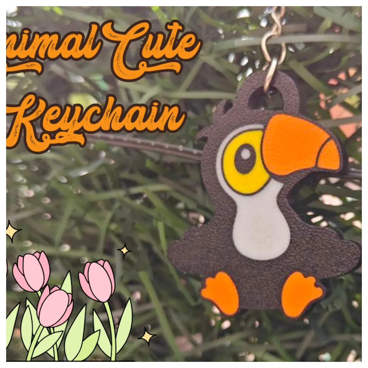 Hummingbird Keychain Tropical Bird Decor Keyring Accessory Bird Charm Mini Bird Toy Mobile Phone Charm Gift Choice