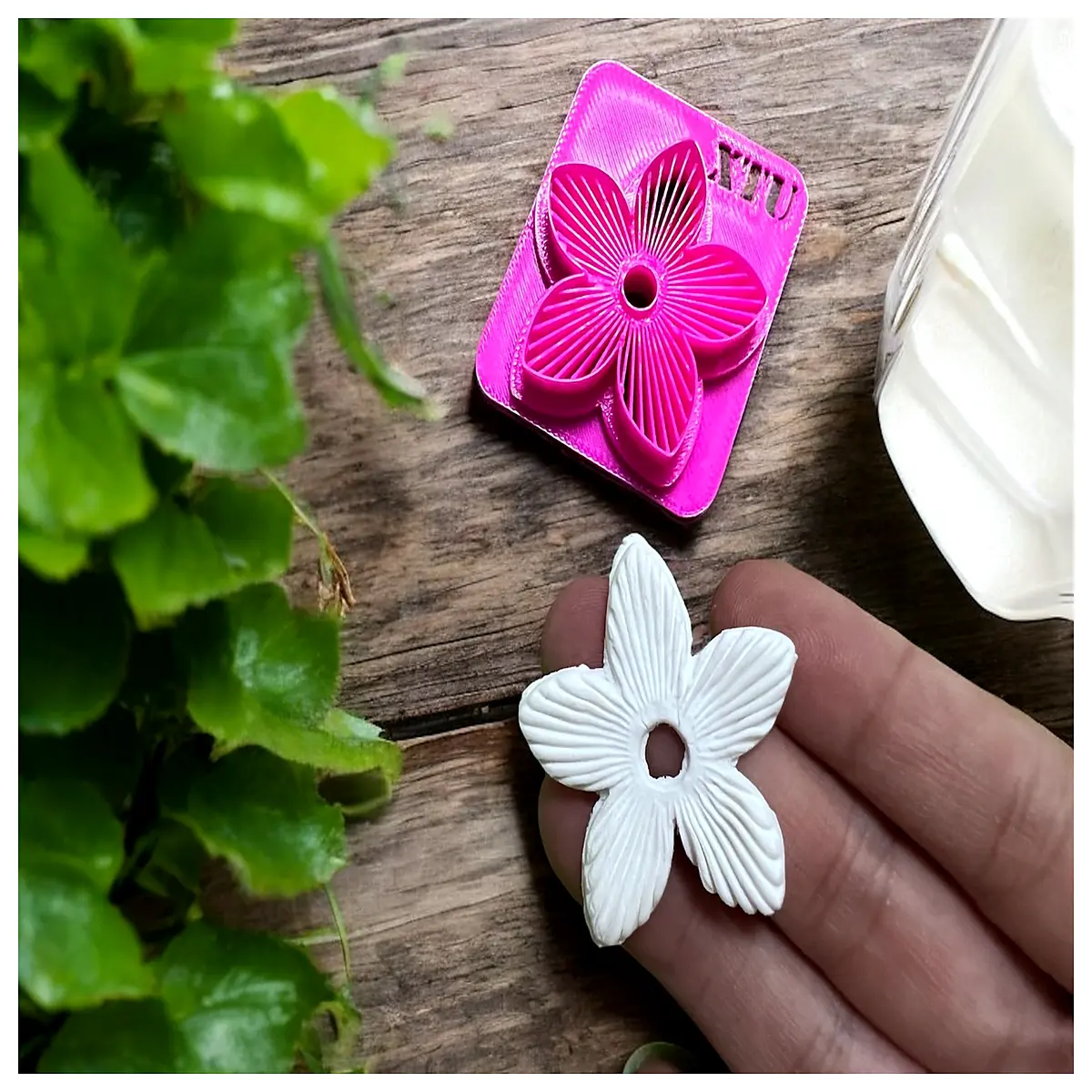 polymer clay flower cutter set plasticine rose stamping tools for jewelry making diy craft supplies