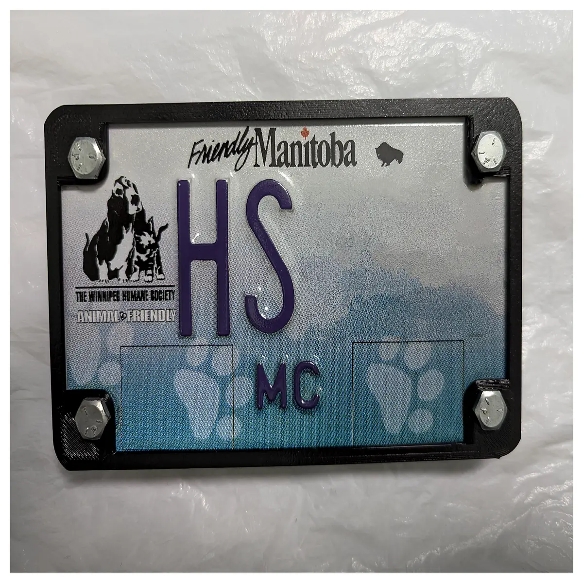 Manitoba Motorcycle License Frame Motorcycle License Holder Canada Motorcycle Accessories Driver s License Border