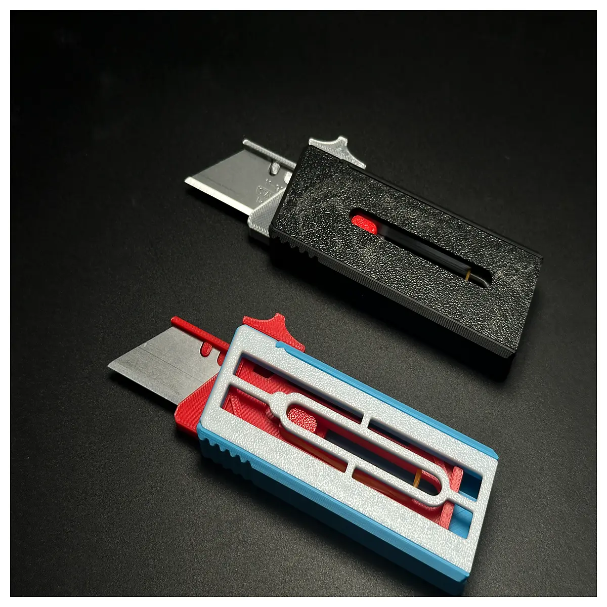 edc pocket fidget toy stress relief spring action multi tool gadget for anxiety