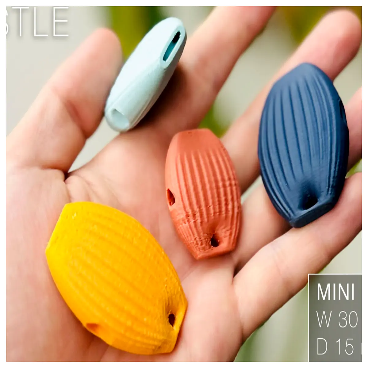 Shell Whistle Multi Version 9g Mini High Pitch Blowing Instrument Toy Outdoor Sports Kids Gift Sound Effects