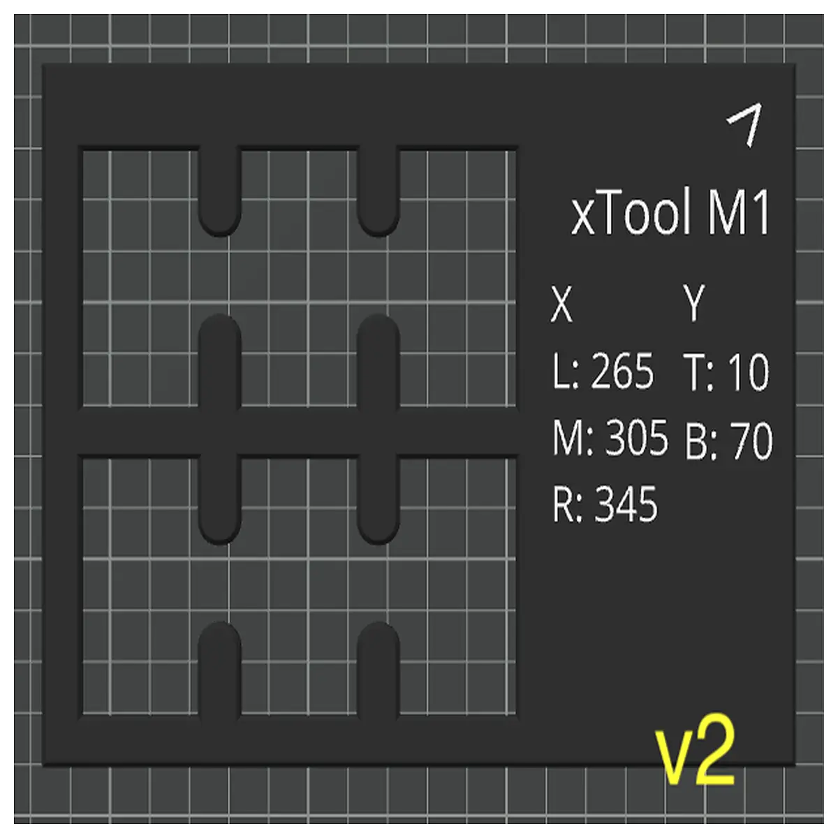 xtool m1 alignment jig tool for precise engraving positioning and laser marking accuracy